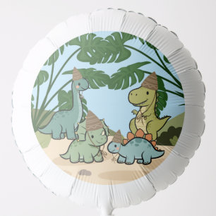Cute Dinosaur Birthday Balloons