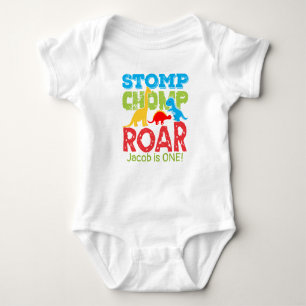 Cute Dinosaur Birthday Boy Baby Tshirt