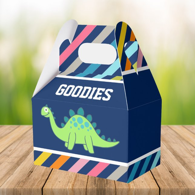Cute Dinosaur Birthday Party Favor Boxes (Creator Uploaded)