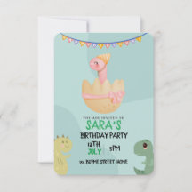 Cute Dinosaur Birthday