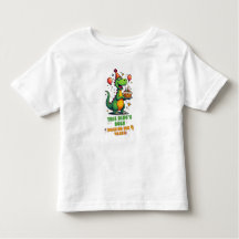 Cute Dinosaur Birthday Shirt for 4-Year-Olds