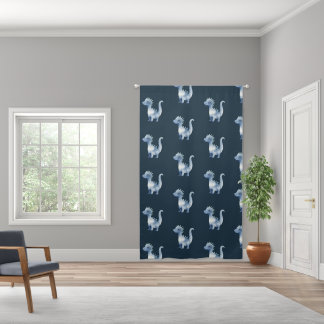 Cute Dinosaur Blackout Curtains