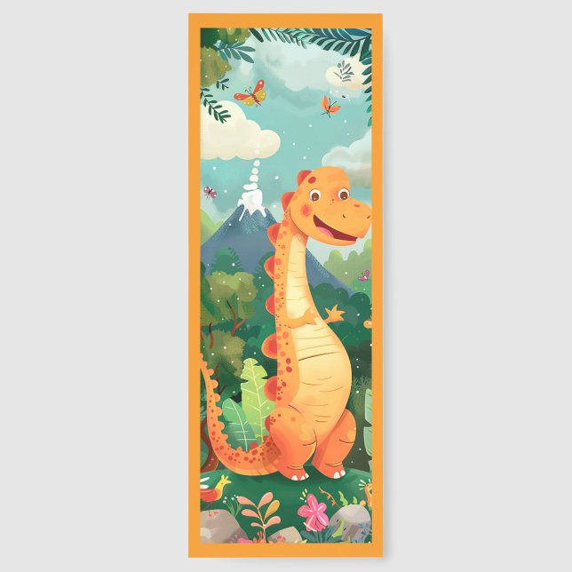 Cute Dinosaur Bookmarks (Back)