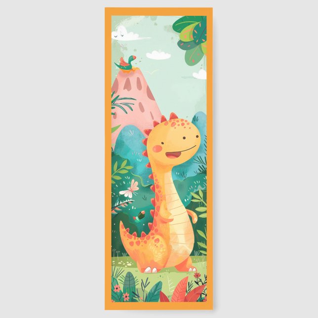 Cute Dinosaur Bookmarks (Back)