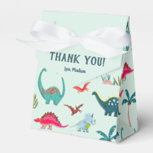 Cute Dinosaur Boy Babyshower Thank you Favor Boxes