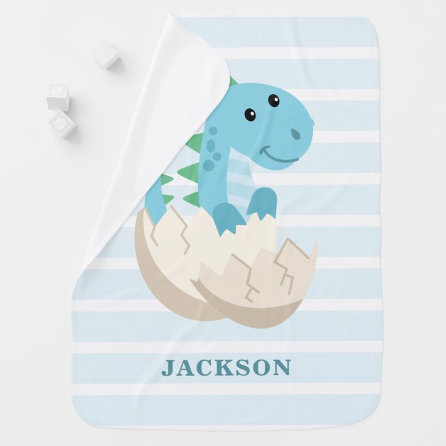 dinosaur personalized blanket