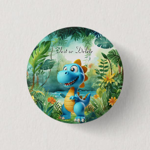 Cute Dinosaur Button