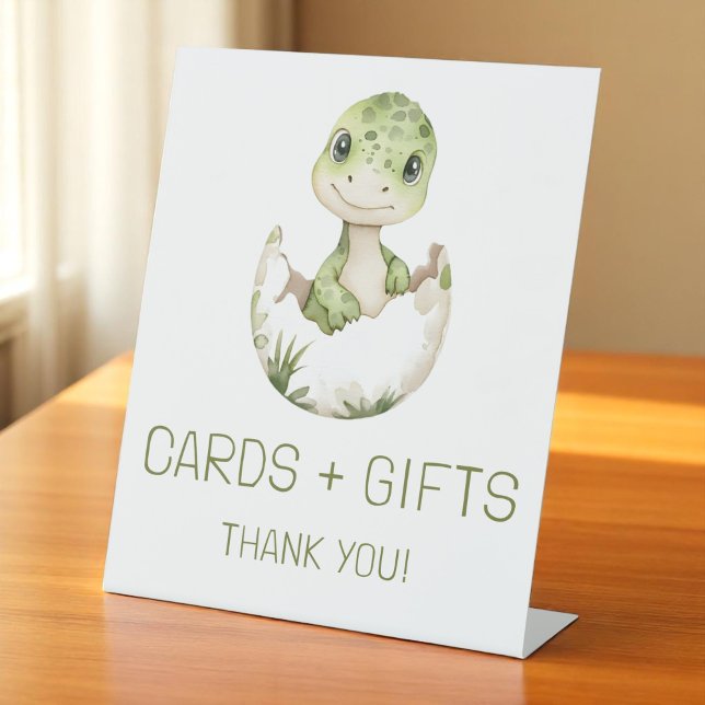 Cute Dinosaur Cards and Gifts Baby Shower Sign (Creator Uploaded)