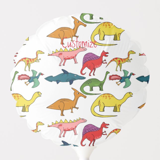 Cute Dinosaur Collection Thunder_Cove Balloon (Front)