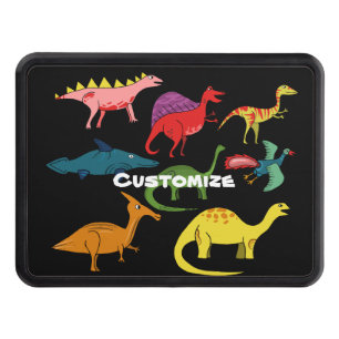 Cute Dinosaur Collection Thunder_Cove Hitch Cover