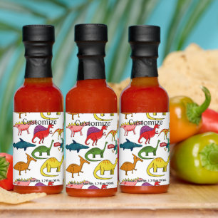 Cute Dinosaur Collection Thunder_Cove Hot Sauces