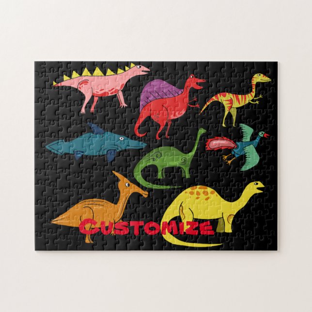 Cute Dinosaur Collection Thunder_Cove Jigsaw Puzzle (Horizontal)