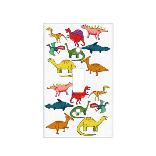 Cute Dinosaur Collection Thunder_Cove Light Switch Cover