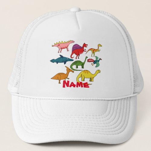 Cute Dinosaur Collection Thunder_Cove Trucker Hat