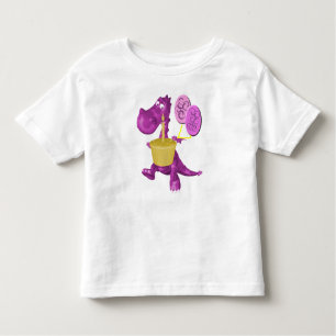 Cute Dinosaur Cupcake And Balloons Toddler T-shirt