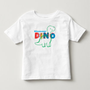 Cute Dinosaur Customize Kids Toddler T-shirt