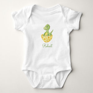 Cute Dinosaur Egg Baby Bodysuit
