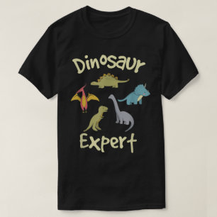 Cute Dinosaur Expert Design T-Shirt