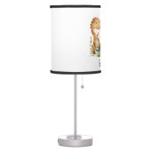 Cute Dinosaur Family Personalized Kids Table Lamp (Left)