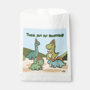 Cute Dinosaur Favor Bags