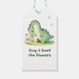 Cute Dinosaur Gift Tags – Stop & Smell the Flowers