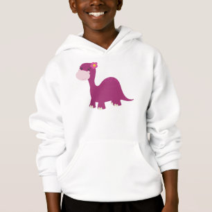 Cute dinosaur, Girl dinosaur, Pink dinosaur, dinos Hoodie