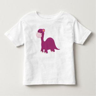 Cute dinosaur, Girl dinosaur, Pink dinosaur, dinos Toddler T-shirt