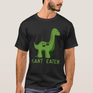 Cute Dinosaur Herbivores Vegetarian Vegan T-Shirt