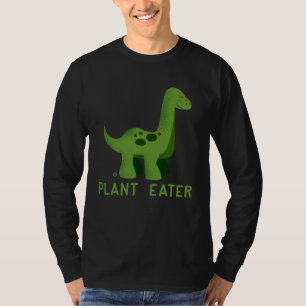 Cute Dinosaur Herbivores Vegetarian Vegan T-Shirt