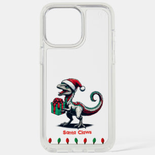 cute dinosaur in Santa hat Otterbox Case