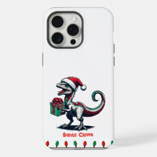 cute dinosaur in Santa hat Otterbox Case