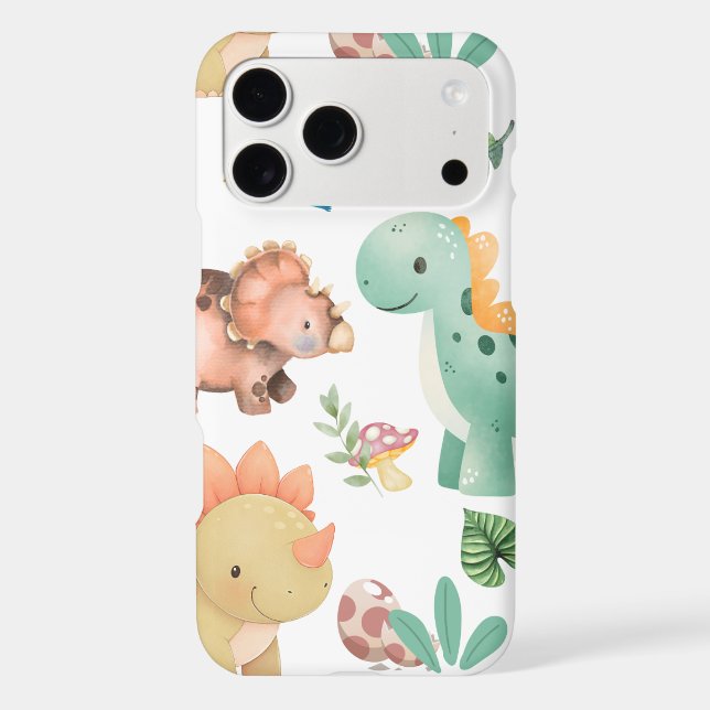 Cute Dinosaur iPhone Case (Back)