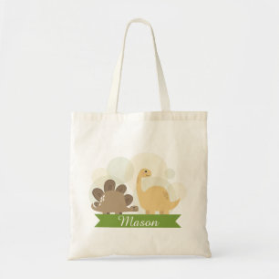 Cute Dinosaur Kids Tote Bag