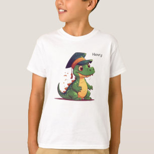 Cute Dinosaur Kindergarten Graduate Personalized T-Shirt