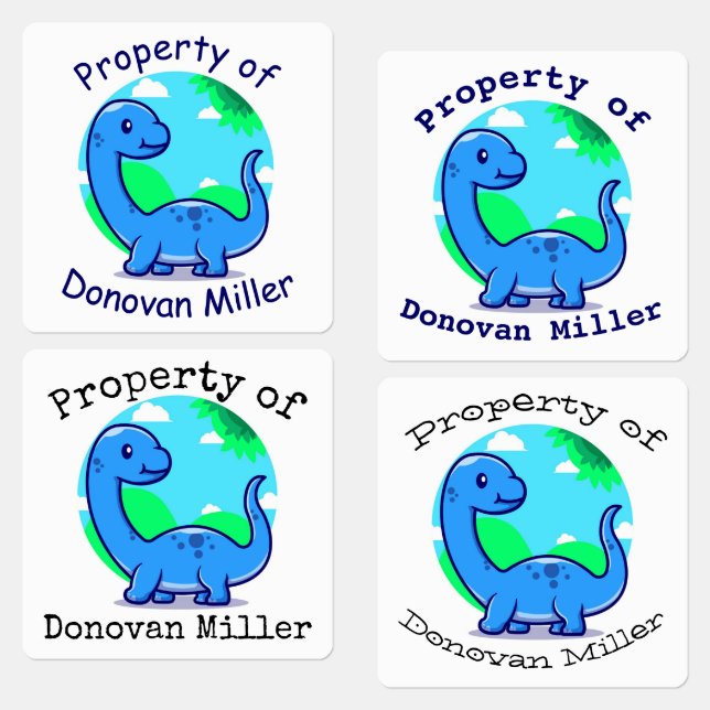 Cute Dinosaur  Labels (Group)