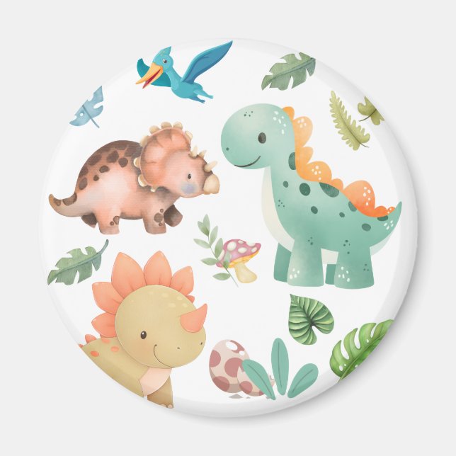 Cute dinosaur magnet (Front)