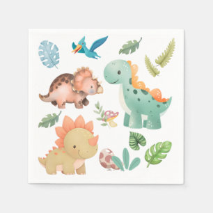 cute dinosaur napkins