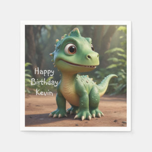 Cute Dinosaur Napkins