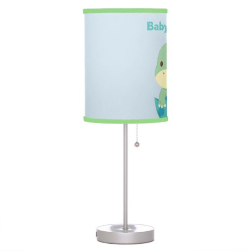Cute Dinosaur Newborn Baby Nursery Table Lamp Zazzle