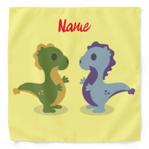 Cute Dinosaur Pair Thunder_Cove Bandana