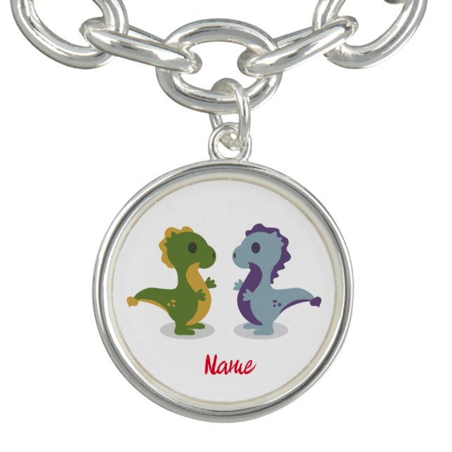 Cute Dinosaur Pair Thunder_Cove  Bracelet (Design)