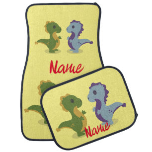 Cute Dinosaur Pair Thunder_Cove Car Floor Mat