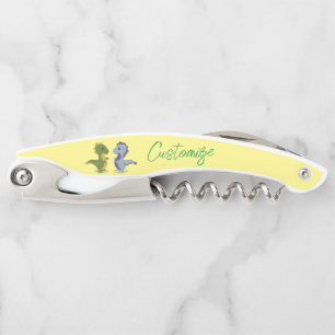 Cute Dinosaur Pair Thunder_Cove Waiter's Corkscrew
