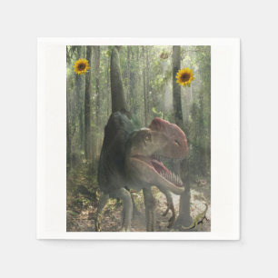 Cute Dinosaur Paper Napkins
