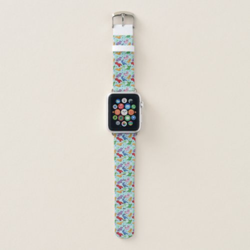 Cute Dinosaur Pattern Apple Watch Band