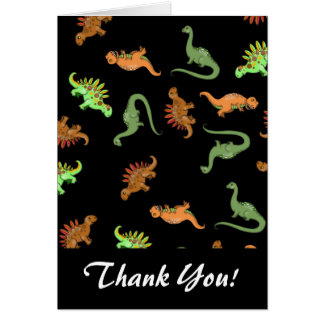 Cute Dinosaur Pattern Cards