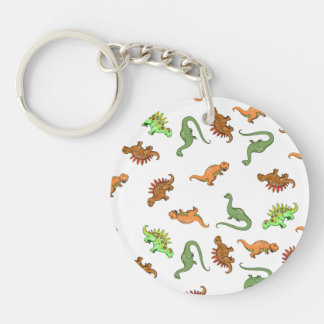 Cute Dinosaur Pattern Keychain