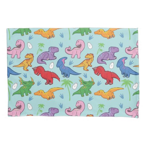 Cute Dinosaur Pattern Pillowcase