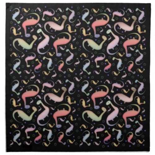Cute Dinosaur Pattern Set of Napkins