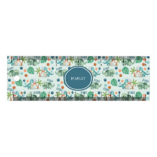 Cute Dinosaur Pattern T Rex Triceratops Kids Ruler